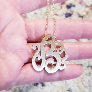 B Monogram Necklace